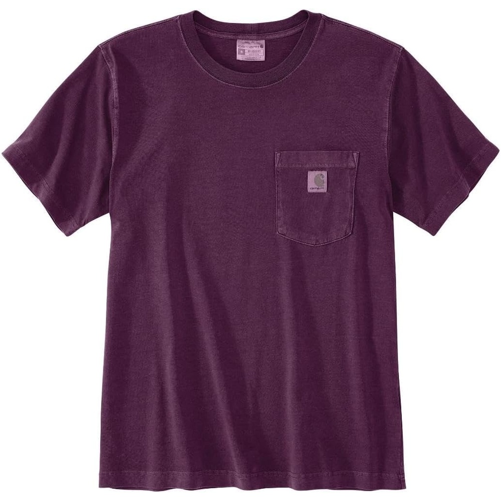 image:imageCarhartt Mens Irvine Relaxed Garment Dyed TShirtEggplant