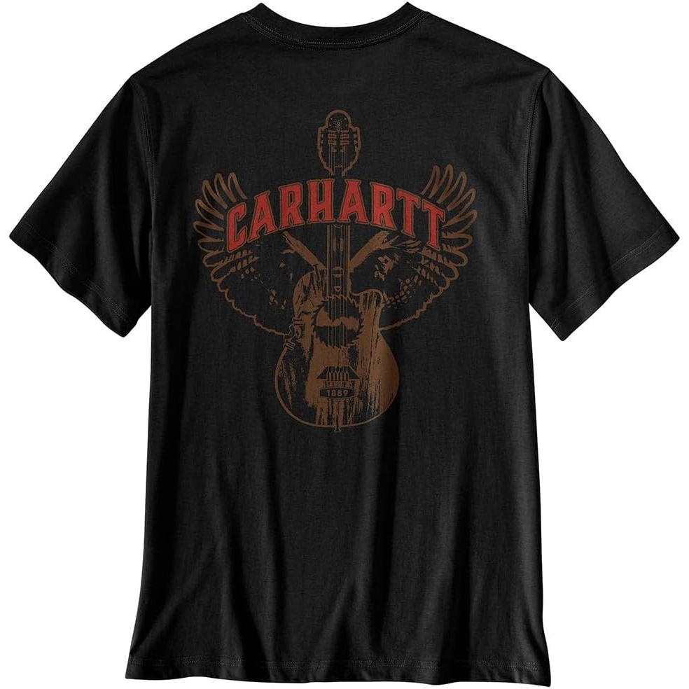 image:imageCarhartt Mens Irvine Relaxed Guitar TShirtBlack