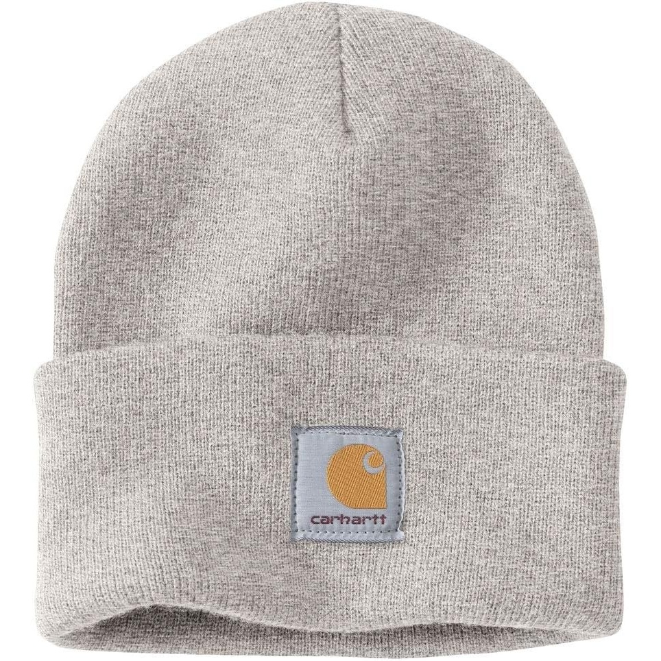 image:imageCarhartt Mens Knit Cuffed Beanie CloseoutAlabaster Heather