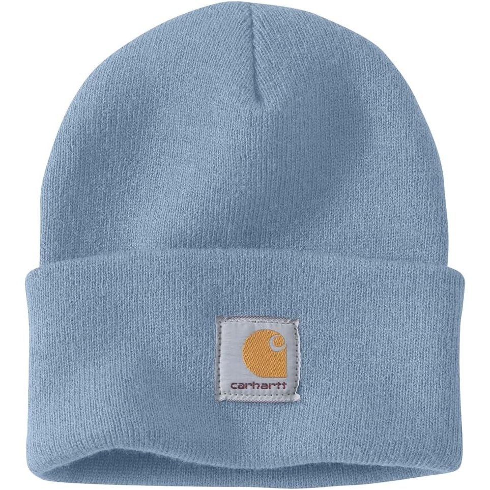image:imageCarhartt Mens Knit Cuffed Beanie CloseoutAlpine Blue
