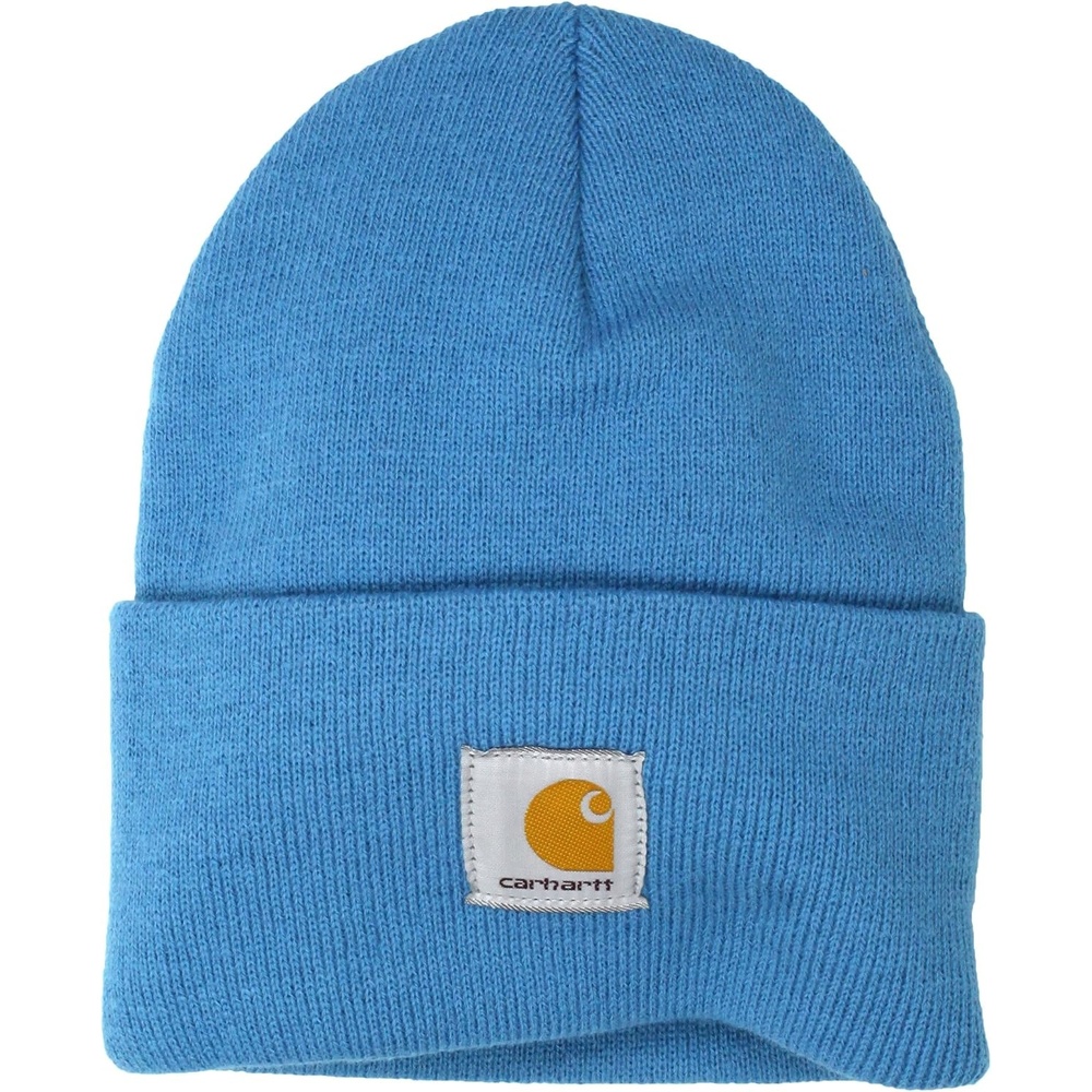 image:imageCarhartt Mens Knit Cuffed Beanie CloseoutAqua Blue