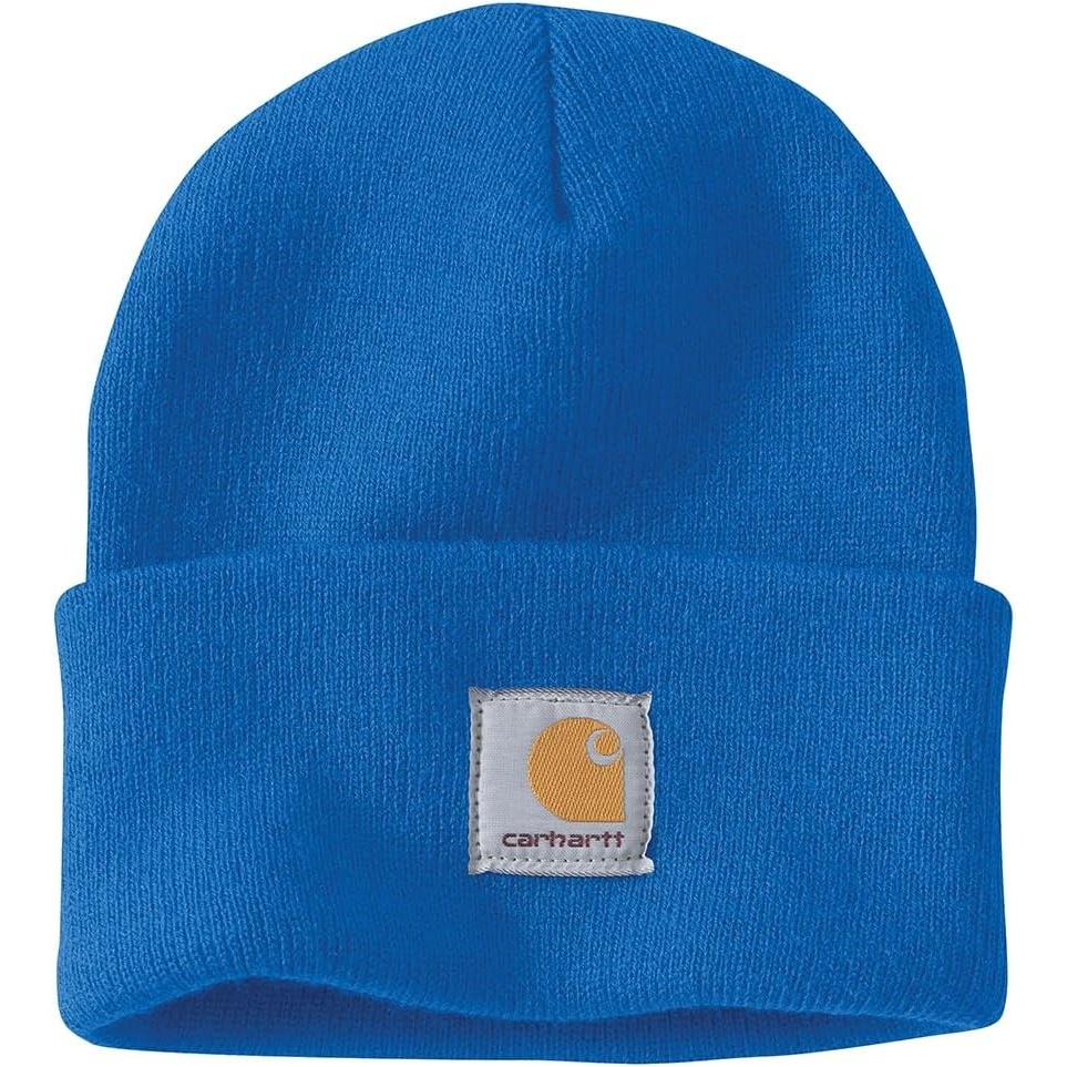 image:imageCarhartt Mens Knit Cuffed Beanie CloseoutBlue Glow