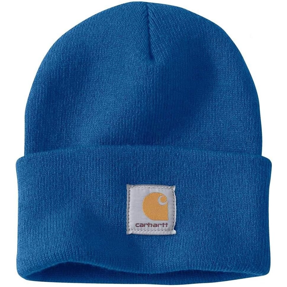 image:imageCarhartt Mens Knit Cuffed Beanie CloseoutCobalt Blue
