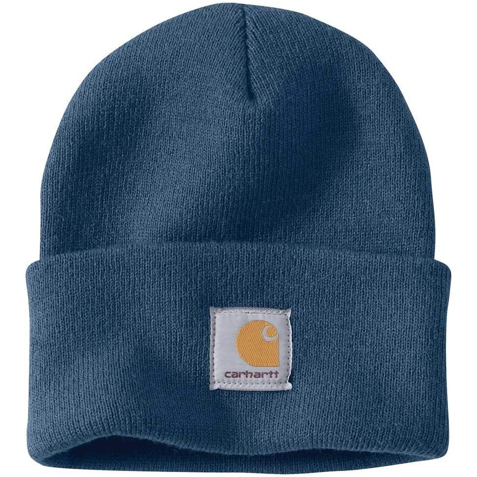 image:imageCarhartt Mens Knit Cuffed Beanie CloseoutDark Blue