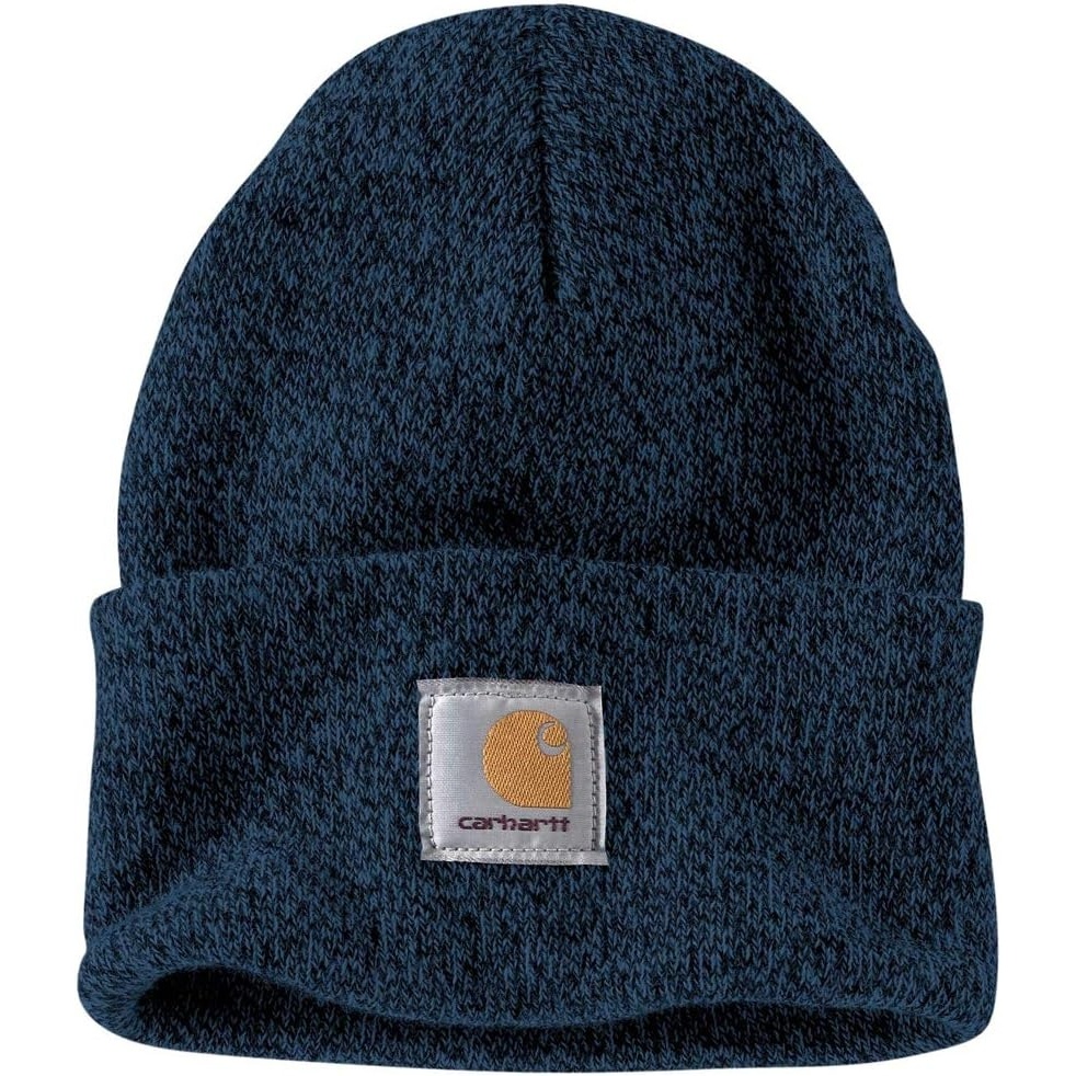 image:imageCarhartt Mens Knit Cuffed Beanie CloseoutDark BlueNavy