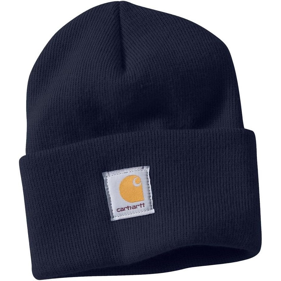 image:imageCarhartt Mens Knit Cuffed Beanie CloseoutDeep Blue