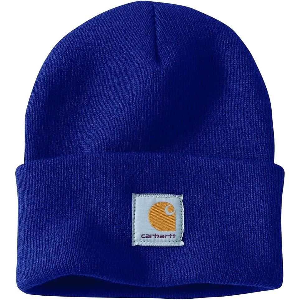 image:imageCarhartt Mens Knit Cuffed Beanie CloseoutDusk Blue
