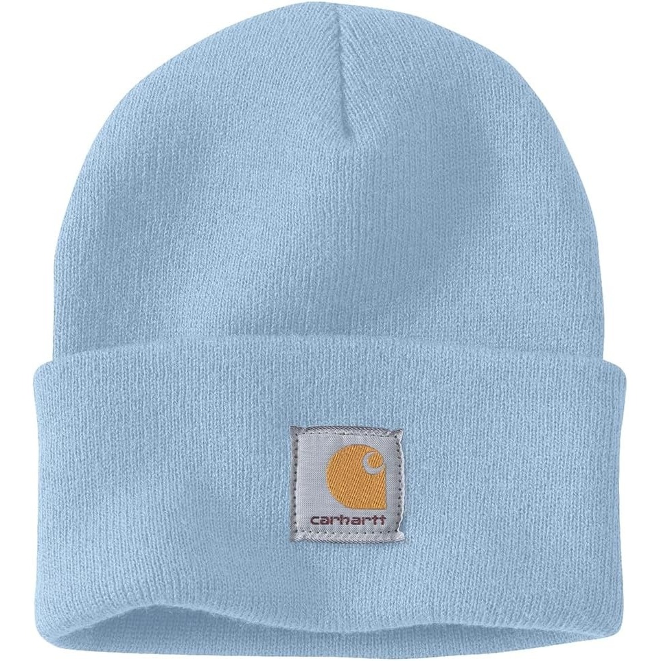 image:imageCarhartt Mens Knit Cuffed Beanie CloseoutFog Blue