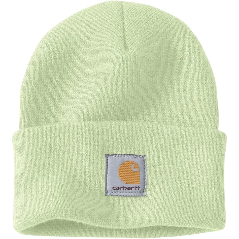 image:imageCarhartt Mens Knit Cuffed Beanie CloseoutHint of Lime