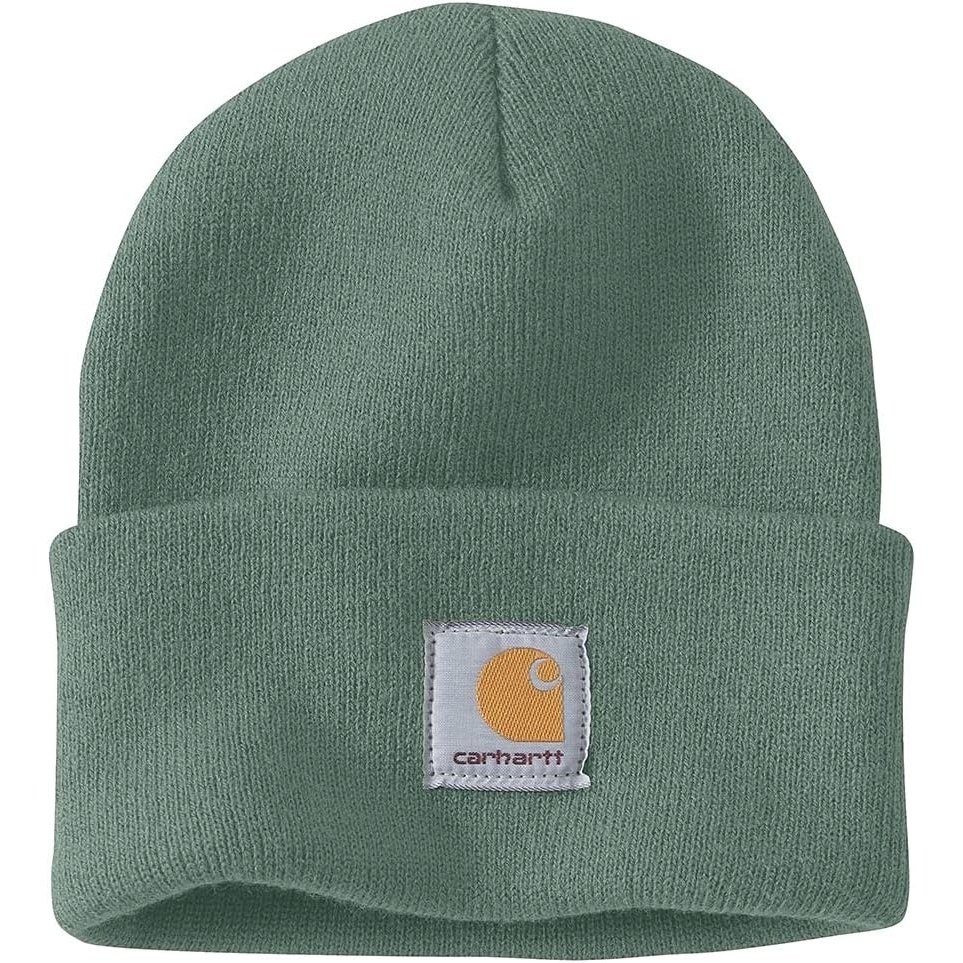 image:imageCarhartt Mens Knit Cuffed Beanie CloseoutLeaf Green