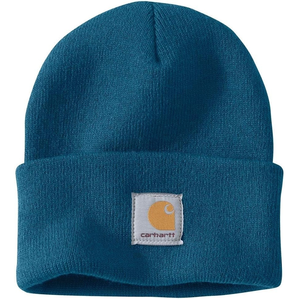 image:imageCarhartt Mens Knit Cuffed Beanie CloseoutOcean Blue