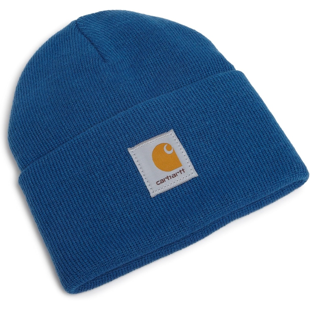image:imageCarhartt Mens Knit Cuffed Beanie CloseoutSapphire Blue