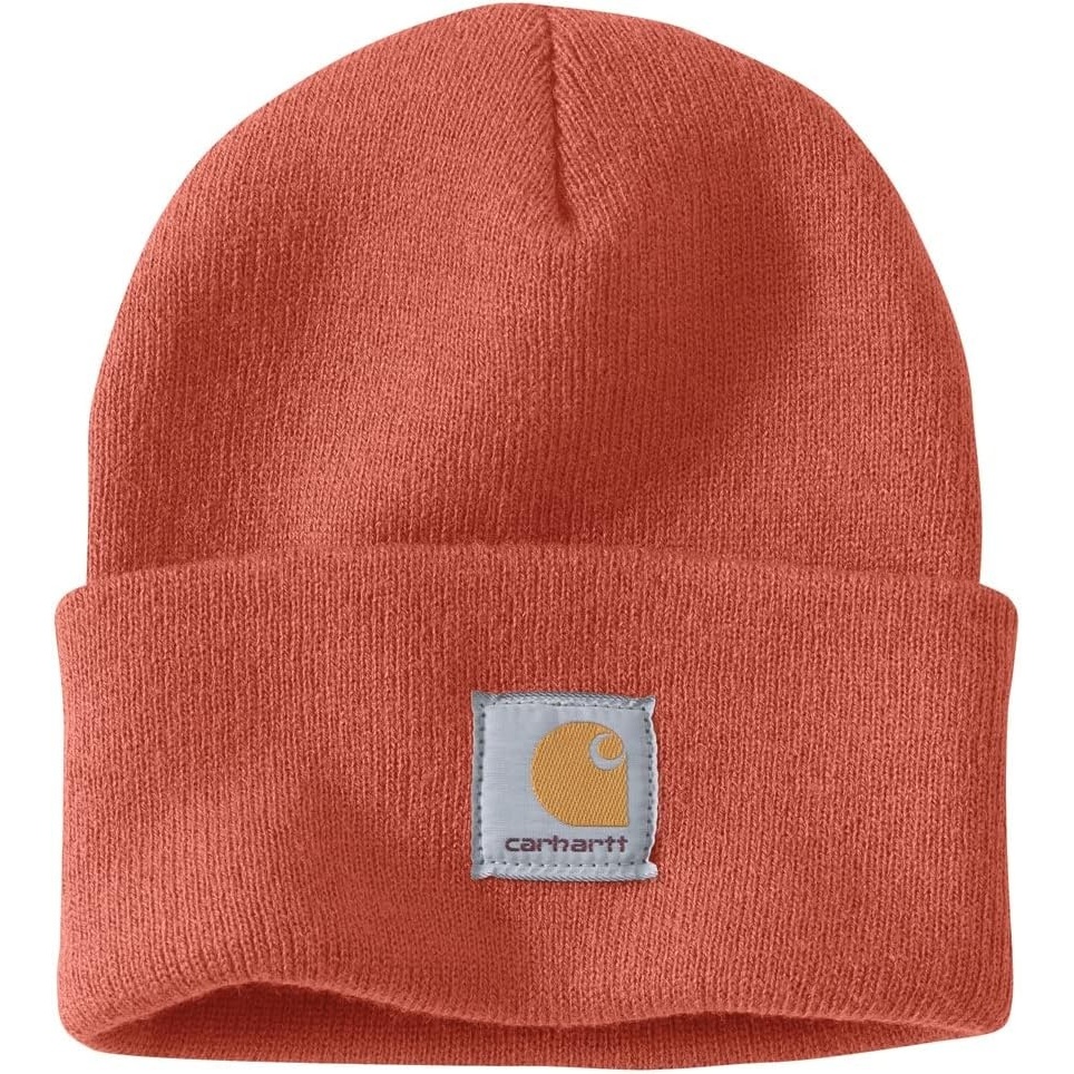 image:imageCarhartt Mens Knit Cuffed Beanie CloseoutTerracotta