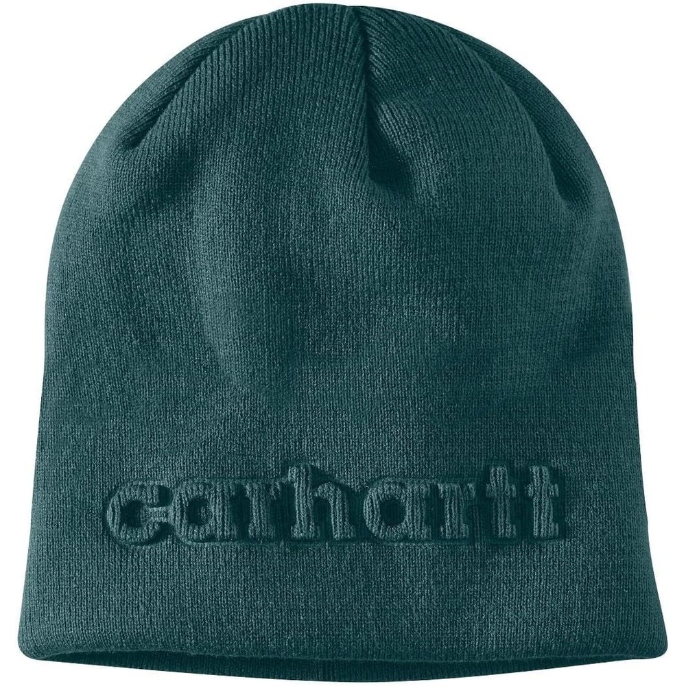 image:imageCarhartt Mens Knit Embossed BeanieGreenstone