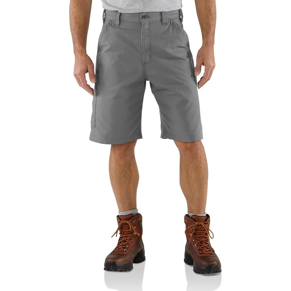 image:imageCarhartt Mens Loose 10 Canvas Dungaree ShortSteel