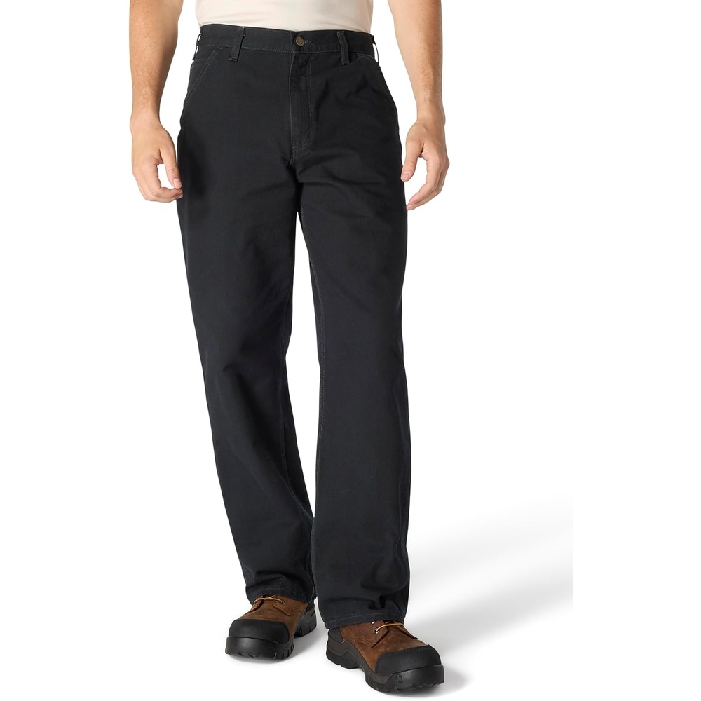 image:imageCarhartt Mens Loose Fit Washed Duck Utility Work PantBlack