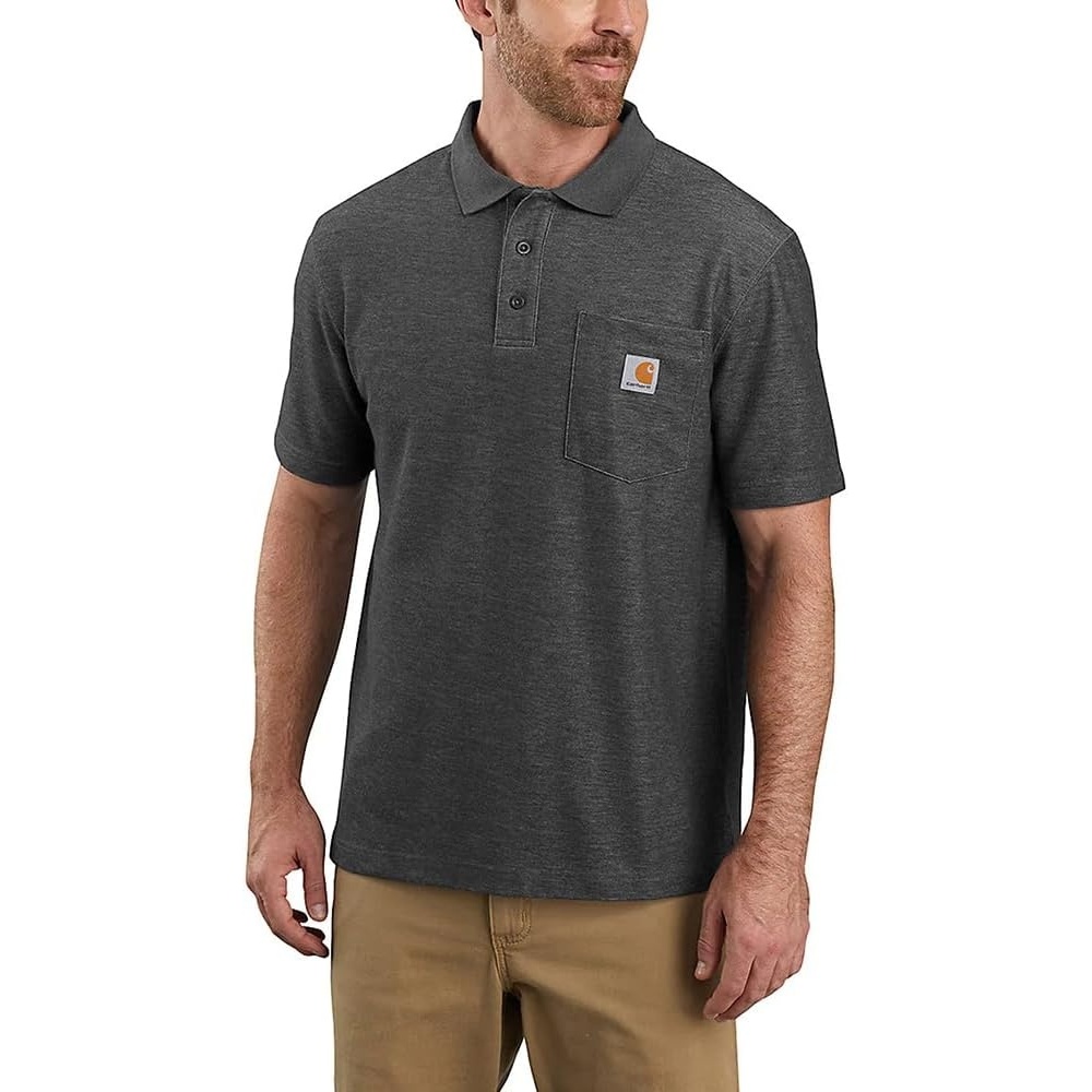 image:imageCarhartt Mens Loose PoloCarbon Heather