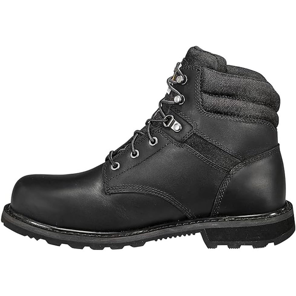 image:imageCarhartt Mens Traditional Welt 6 Steel Toe Work Boot ConstructionBlack Oil Tanned