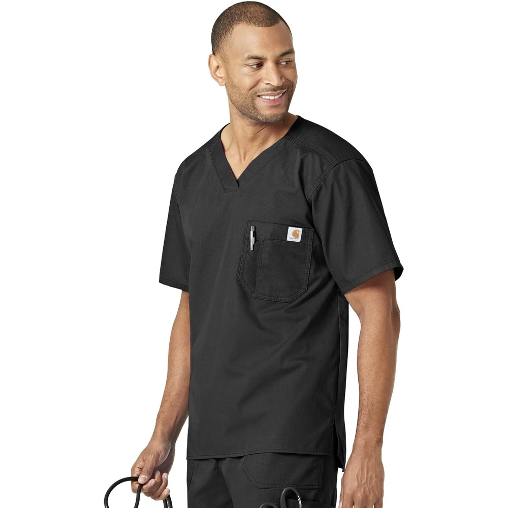 image:imageCarhartt Ripstop amp SubScrubs Scrubs for Men Utility Scrub TopsBlack