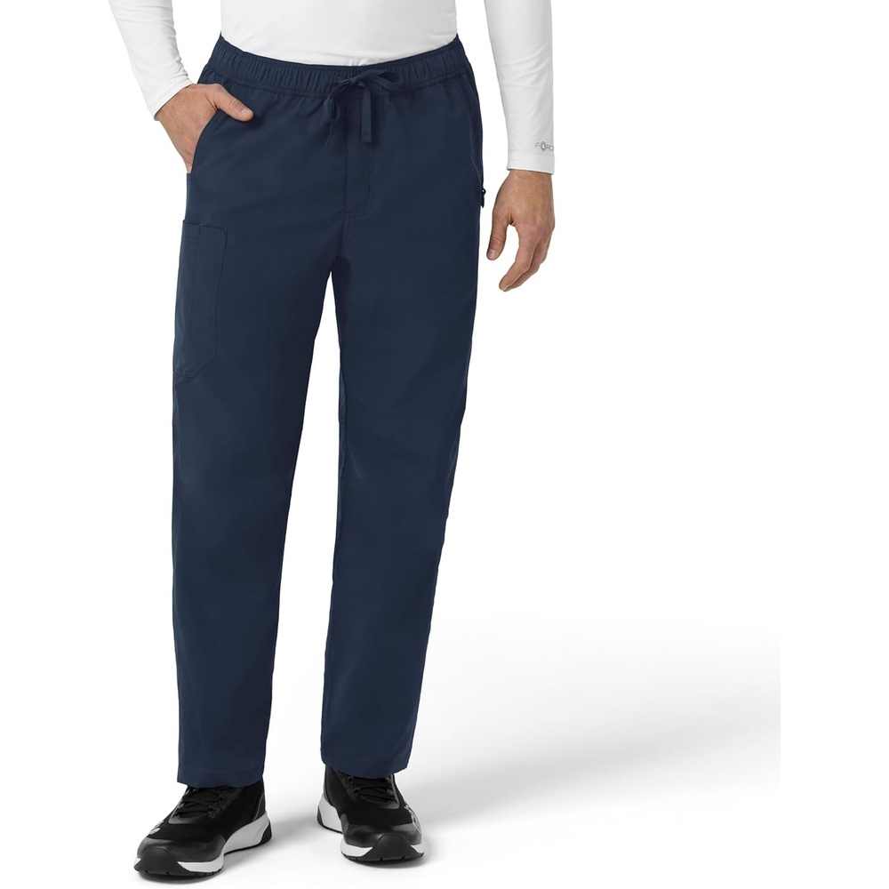 image:imageCarhartt Rugged Flex FLD Mens Ripstop Straight Leg Cargo Scrub PantNavy