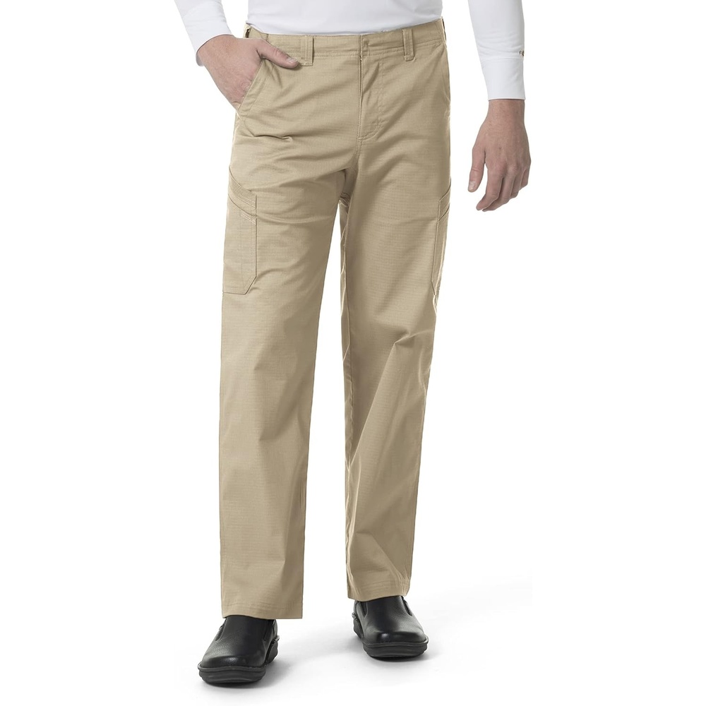 image:imageCarhartt Rugged Flex Ripstop Mens Straight Leg Cargo Scrub PantKhaki