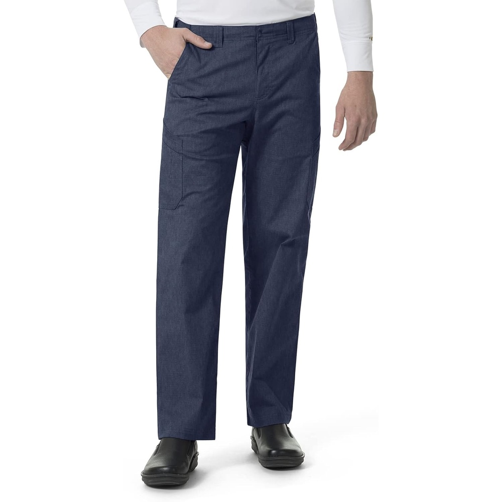image:imageCarhartt Rugged Flex Ripstop Mens Straight Leg Cargo Scrub PantNavy Heather