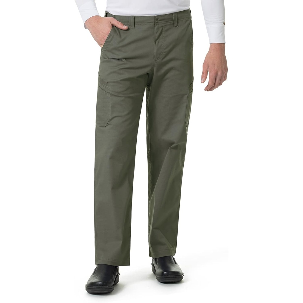 image:imageCarhartt Rugged Flex Ripstop Mens Straight Leg Cargo Scrub PantOlive