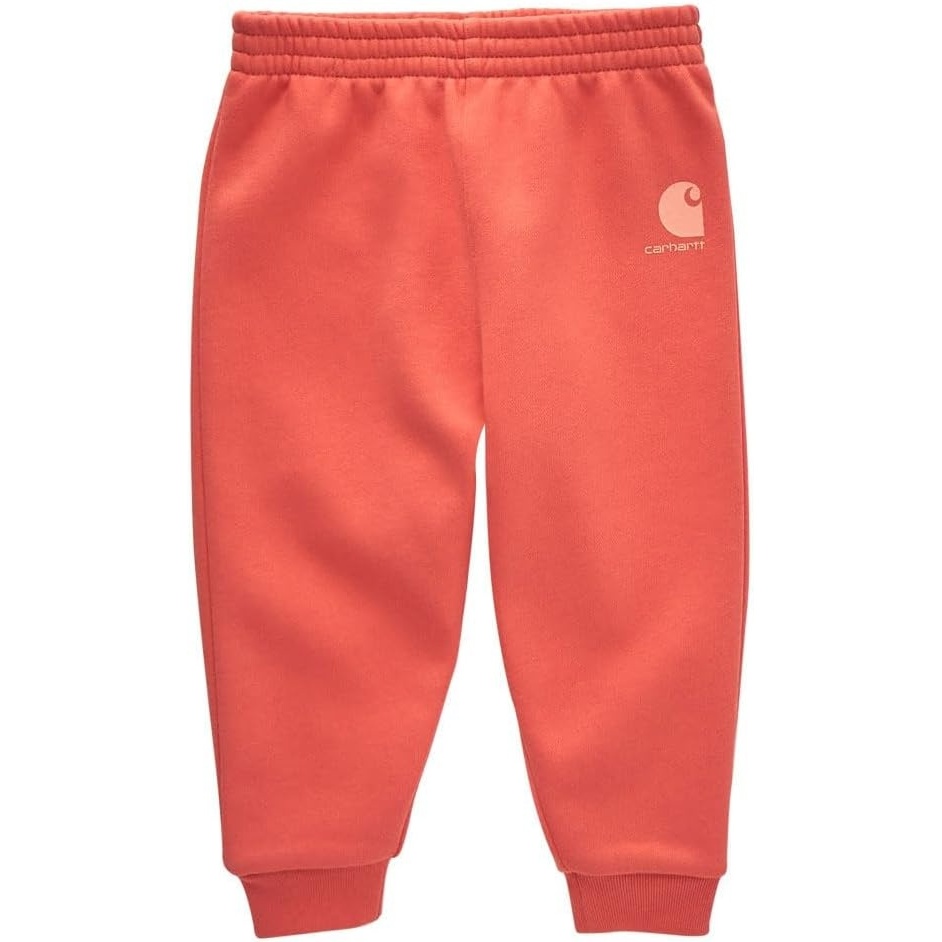 image:imageCarhartt Toddler Little Girls Fleece Joggers Sweatpants Knit Pants Dubarry Pink Toddler