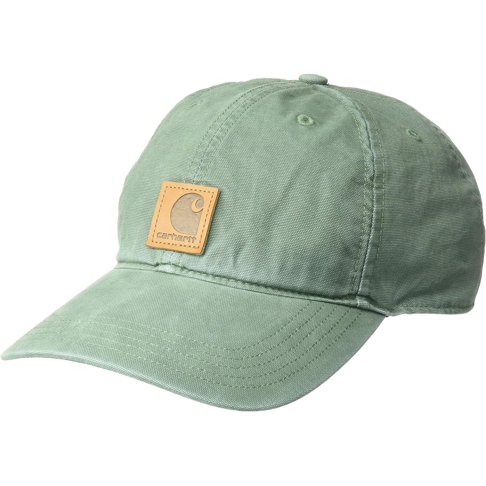 image:imageCarhartt mens Canvas Cap CloseoutDuck Green