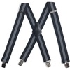 Elastic Two-tone (Black/Steel Stripe)