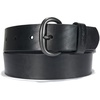 Bridle Leather Debossed Keeper (Black)