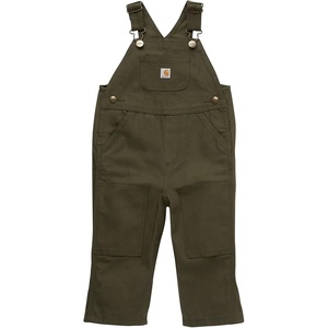 Carhartt Boys Loose Fit Canvas Bib Overalls(Olive Green)
