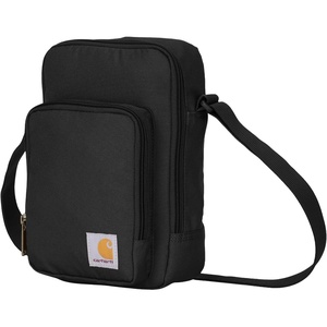 Carhartt Crossbody Zip Bag, Durable, Adjustable Crossbody Bag with Zipper Closure for Men and Women(Black)