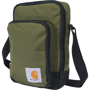 Carhartt Crossbody Zip Bag, Durable, Adjustable Crossbody Bag with Zipper Closure for Men and Women(Essential Crossbody Bag (Basil))
