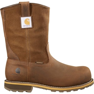Carhartt Footwear CMP1453 Waterproof Pull On Boot(Bison Brown Oil Tan)