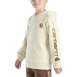 Carhartt Kid’s CA6700 Long-Sleeve Graphic Sweatshirt – Boys – Medium (10-12) – Turtledove