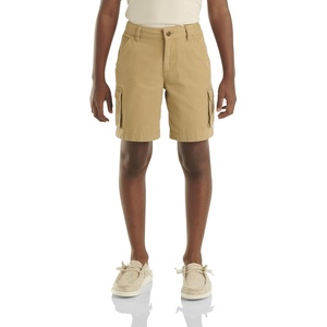 Carhartt Kid’s CH8320 Canvas Cargo Work Short – Boys(Dark Khaki)