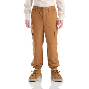 Carhartt Kid’s CK8456 Rugged Flex® Loose Fit Cargo Jogger – Boys(Carhartt Brown)