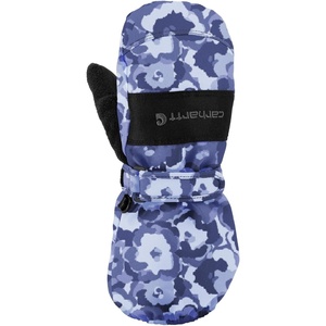 Carhartt Kid’s TA774 Toddler Waterproof Insulated Zip Cuff Mitten(Floral Camo)