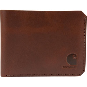 Carhartt Men’s Craftsman Leather Wallets, Available in Multiple Styles and Colors, Brown (Front Pocket)(Brown (Bifold))
