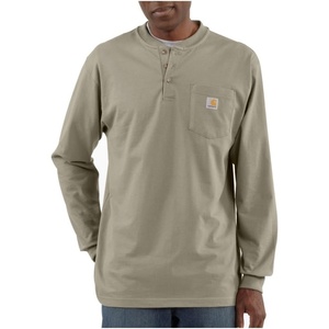 Carhartt Men’s Dearborn Loose LS Henley T-Shirt(Desert)