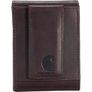 Carhartt Men’s Durable Leather Wallets, Available in Multiple Styles(Front Pocket)