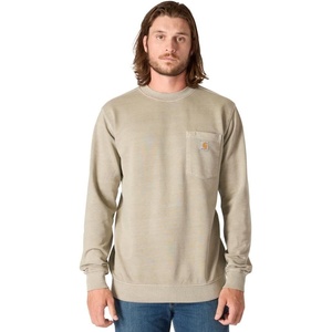 Carhartt Men’s Durham Garment Dyed Crewneck Sweatshirt(Greige)