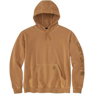 Carhartt Men’s Durham Garment Dyed Logo Sweatshirt(Carhartt Brown)