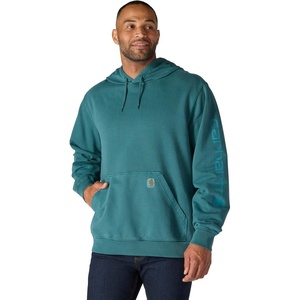 Carhartt Men’s Durham Garment Dyed Logo Sweatshirt(Greenstone)