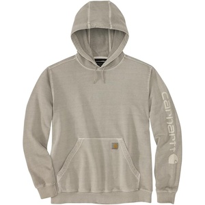 Carhartt Men’s Durham Garment Dyed Logo Sweatshirt(Greige)