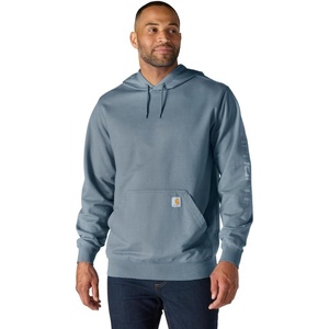 Carhartt Men’s Durham Garment Dyed Logo Sweatshirt(Rolling Thunder)