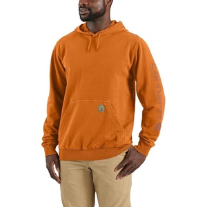 Carhartt Men’s Durham Garment Dyed Logo Sweatshirt(Rust)
