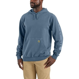 Carhartt Men’s Durham Garment Dyed Logo Sweatshirt(Thundercloud)