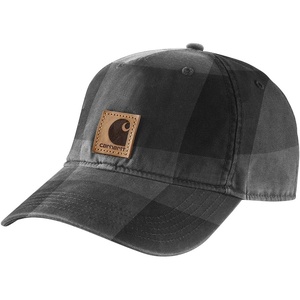Carhartt Men’s Flannel Cap(Gravel)